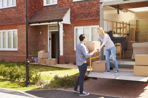 Removal team helping with a home move in Bexleyheath