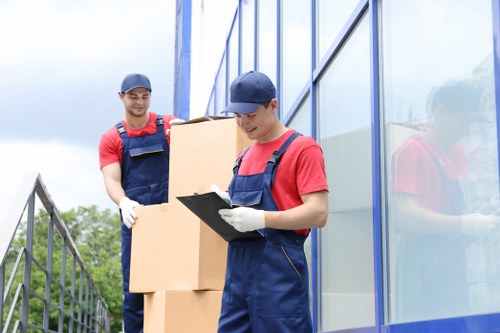 Removal team helping with a home move in Bexleyheath