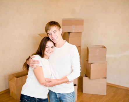 Furniture and boxes being loaded for a Bexleyheath collection