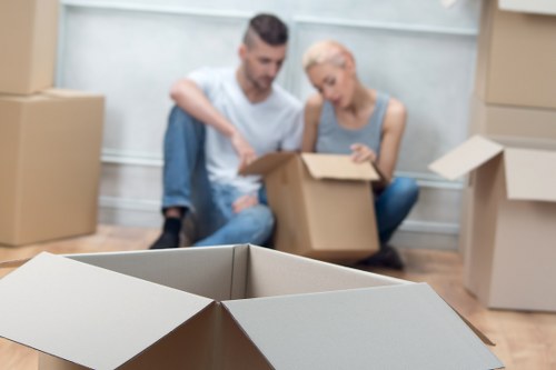 Unpacking essentials in a new Bexleyheath house or flat