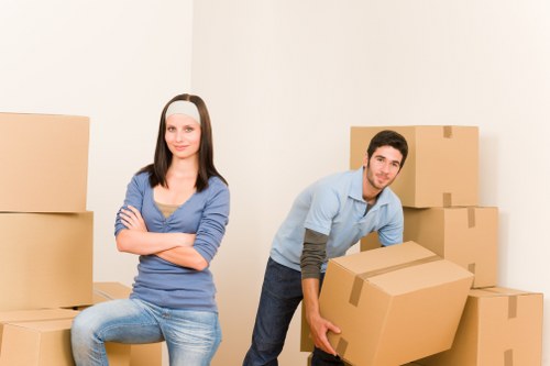 Secure van loading and professional moving safety