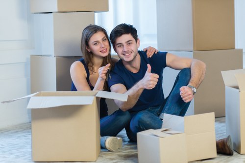 Local removal van handling furniture transport in Bexleyheath