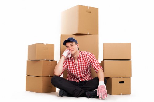 Van loading a mixed reuse and recycling clearance with careful separation